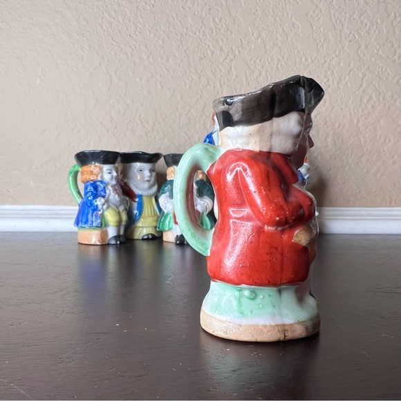 Vintage 1940's Made in Occupied Japan Toby Mug, Barware, Japanese Ceramics, MIOJ - Picture 3 of 7